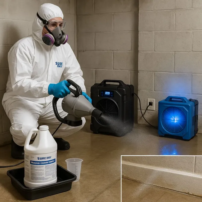 Sanitization and Odor Removal process in Dysart, IA