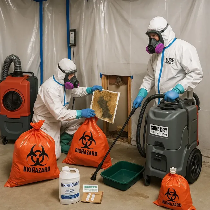 Contaminated Water Handling Protocols process in Dysart, IA